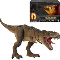 Jurassic World Toys 侏罗纪公园哈蒙德收藏霸王龙恐龙公仔，24 英寸 约60.96厘米长，带 14 个可移动关节，电影收藏品