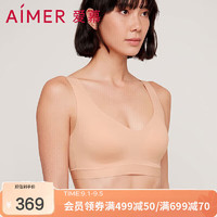 Aimer 爱慕 无钢圈抗菌NONOBRA高弹V领背心式文胸罩AM176141 肤色 165