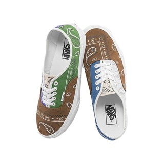 VANS 范斯 Authentic 中性运动板鞋 VN0A5KRDAV0 棕绿色 38.5