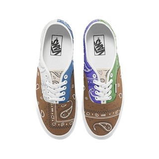 VANS 范斯 Authentic 中性运动板鞋 VN0A5KRDAV0 棕绿色 38.5