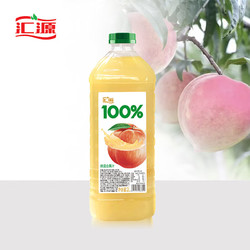 汇源 100%桃混合果汁2000ml*1瓶2L尝鲜装家庭分享装