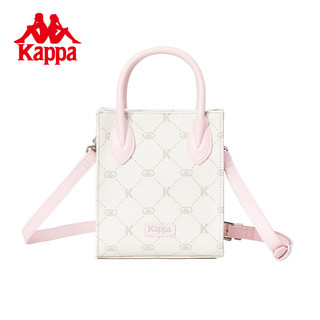 卡帕（Kappa） 新款单肩手提包女小众迷你琴谱包通勤竖型斜挎包 奶芙粉