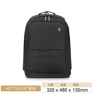 新秀丽（Samsonite）双肩包HZ7/HS8多功能电脑包商务旅行包NV1大容量休闲包15 黑色HZ7