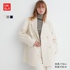 UNIQLO 优衣库 女装 双面呢短大衣(宽松商务休闲廓形外套)460926