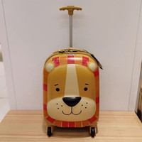 新秀丽（Samsonite）儿童拉杆箱U22卡通旅行箱恐龙狮子猫咪登机箱HB5行李箱18 橙色狮子U22*96117 16寸