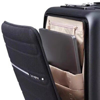 Samsonite新秀丽华为智选智能商务旅行箱大容量行李箱拉杆箱 黑色 20寸