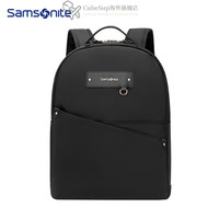 新秀丽（Samsonite）女生双肩包14英寸电脑包背包笔记本书包通勤百搭1175 黑色 BY9*09002