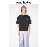 Acne Studios 男女同款常规版型圆领T恤CL0219 黑色 XXS