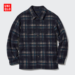 UNIQLO 优衣库 男装女装廓形衬衫式茄克(宽松休闲外套特大特小尺码)449618