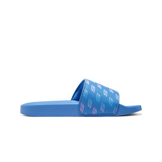 斯凯奇（SKECHERS）2023年夏季运动拖鞋女鞋耐穿 蓝色/BLU 36.00 
