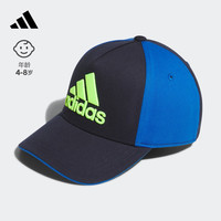 adidas阿迪达斯男大童时尚运动遮阳棒球帽子IK4848 传奇墨水蓝/空军蓝 OSFC