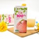 汇源 果汁 100%桃汁浓缩果汁饮料 1L*5盒