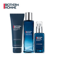 BIOTHERM 碧欧泉 男士蓝钻护肤套装(洗面奶+精华水+精华)清洁淡纹 生日礼物送老公