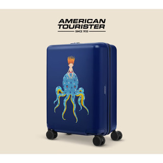 美旅箱包（AmericanTourister）拉杆箱几米同款儿童行李箱万向轮旅行箱TH9儿童登机箱 30*红色/白马 18寸|箱重2.64kg