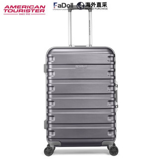 美旅箱包（AmericanTourister）拉杆箱BX1铝框20吋登机箱女24吋旅行托运箱男28吋行李硬箱包 红色--八轮 增背包 20寸