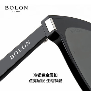 暴龙（BOLON）近视墨镜杨幂同款潮流男女防晒眼镜方框太阳镜TCBL3150 C10-镜框暗夜黑 1.56非偏光(建议300度以内)