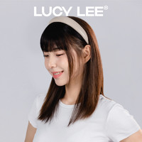 LUCY LEE可拆卸真发发箍刘海一体式补发假发片女自然前额全真人发