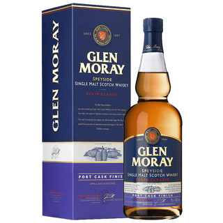 88VIP：GLEN MORAY 格兰莫雷 波特酒桶窖藏 苏格兰单一麦芽威士忌700ml