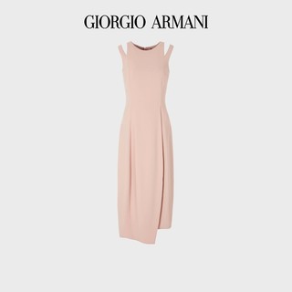 GIORGIO ARMANI 乔治·阿玛尼 女士中长款连衣裙 3WHVA0D7T03NG 粉色 S