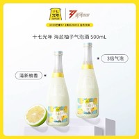 十七光年 海盐柚子气泡酒清爽3度低度微醺酒500ml_海盐柚子（单支无盒）