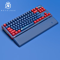 Royal Axe 御斧 Y87 PU皮革键盘托 护腕托 键盘手托 蓝色