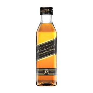 88VIP：尊尼获加 黑牌黑方50ml英格兰调配型威士忌洋酒