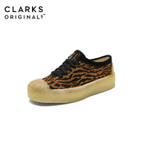 Clarks其乐ORIGINALS TOR HOOP 2023春女鞋复古拓荷运动鞋 棕色/黑色 261726024 36