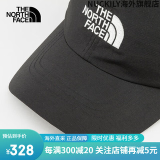 北面（The North Face）TheNorthFace帽子运动帽棒球帽男女户外休闲轻薄遮阳防护CF7W 黑色JK3 L