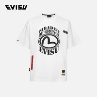 EVISU 2023秋季 男士海鸥和商标印花T恤2EAHTM3TS8059LFCT 白色 S（建议选小1-2尺寸）