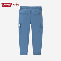 Levi's李维斯童装23秋季男童工装长裤儿童休闲束脚裤子 月光蓝 100/50