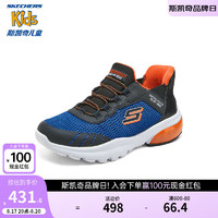 SKECHERS 斯凯奇 儿童一脚蹬运动鞋透气网布休闲鞋缓震耐磨跑步鞋403839L