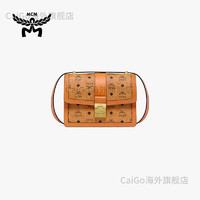 MCM TRACY 经典印花女士中号斜挎包 TRACY干邑色 中号斜挎包情人节 干邑色 MWSBSXT02CO