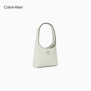 卡尔文·克莱恩 Calvin Klein 女包23早秋新款经典金属字母薄荷绿手提菜篮子单肩腋下包DH3479 319-嫩菊绿 OS
