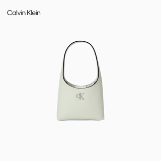 卡尔文·克莱恩 Calvin Klein 女包23早秋新款经典金属字母薄荷绿手提菜篮子单肩腋下包DH3479 319-嫩菊绿 OS