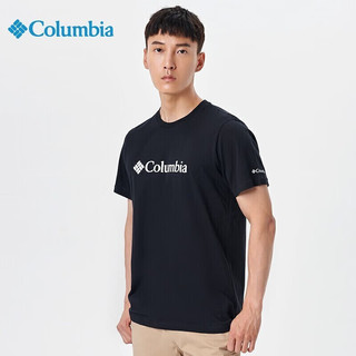 Columbia BJ 23春夏哥伦比亚T恤男款户外运动吸湿快干透气短袖XE9151 JE1586/010/晒图励 L 180/100A