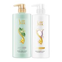 SLEK 舒蕾 绿茶籽精油控油去屑洗发水露清爽蓬松洗头膏套装1200ml 1件装