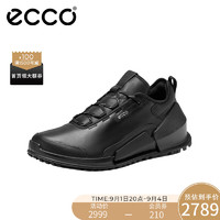爱步（ECCO）户外运动舒适透气徒步旅游休闲鞋  黑色80085451052 42