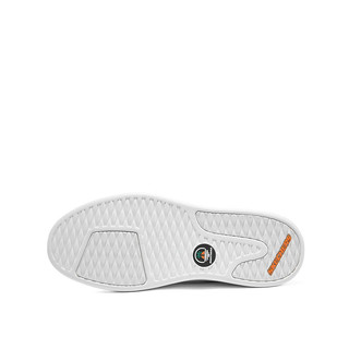 斯凯奇（Skechers）男士商务休闲鞋 夏季小白鞋 时尚低帮板鞋舒适透气潮流鞋210631 白色/WHT 39.5