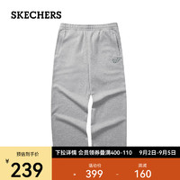 斯凯奇（Skechers）男款针织长裤L323M076 中花灰/004F XXL