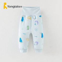 Tongtai 童泰 秋冬5月-3岁婴儿衣服高腰闭裆裤TS33D510-DS 蓝色 100cm