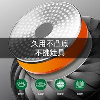 Royalstar荣事达麦饭石不粘锅家用平底炒菜锅电磁炉煤气灶专用少油烟1586