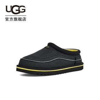 UGG2023秋季男女同款舒适平底圆头时尚休闲懒人鞋 1136700 BPRF | 黑色/梨黄色 37