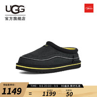 UGG2023秋季男女同款舒适平底圆头时尚休闲懒人鞋 1136700 BPRF | 黑色/梨黄色 42