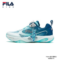 FILA 斐乐 童鞋儿童跑步鞋2023秋 普鲁蓝/透心蓝-FBA 33码 33码/内长20.5cm