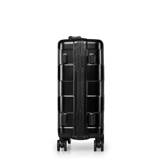 美旅 箱包极简潮流粗铝框行李箱 双排飞机轮28英寸NJ1黑色