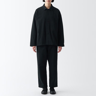 无印良品（MUJI）Labo 男女通用 棉混 夹克衫 无性别 男款女款 短款外套 BF19PA3A 黑色 XS(160/80A)