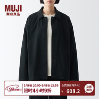 无印良品（MUJI）Labo 男女通用 棉混 夹克衫 无性别 男款女款 短款外套 BF19PA3A 黑色 XS(160/80A)