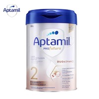 Aptamil 爱他美 白金德文版婴幼儿双重HMO配方奶粉2段 6个月以上-800g*罐