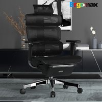 3.8焕新：Ergomax 迩高迈思 Evolution2+ 人体工学电脑椅 魅力黑 无畅躺架
