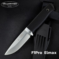 Fallkniven 福克尼文 瑞典进口fallkniven生存刀elmax高硬度粉末钢求生户外直刀 F1pro Elmax